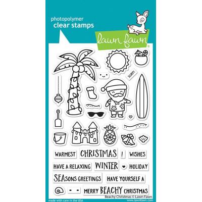 Lawn Fawn Clear Stamps - Beachy Christmas